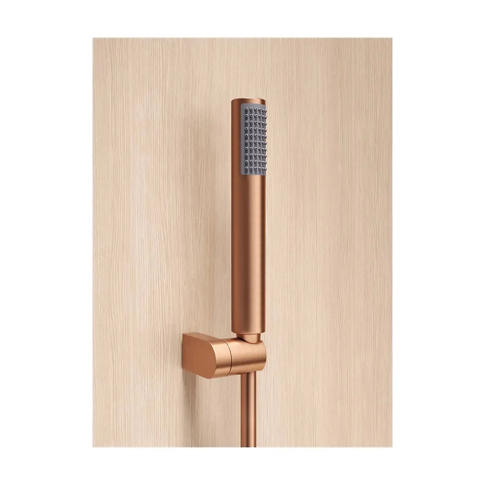 Detalle de funcionamiento de Kit baño/ducha monomando Genova oro cepillado Imex