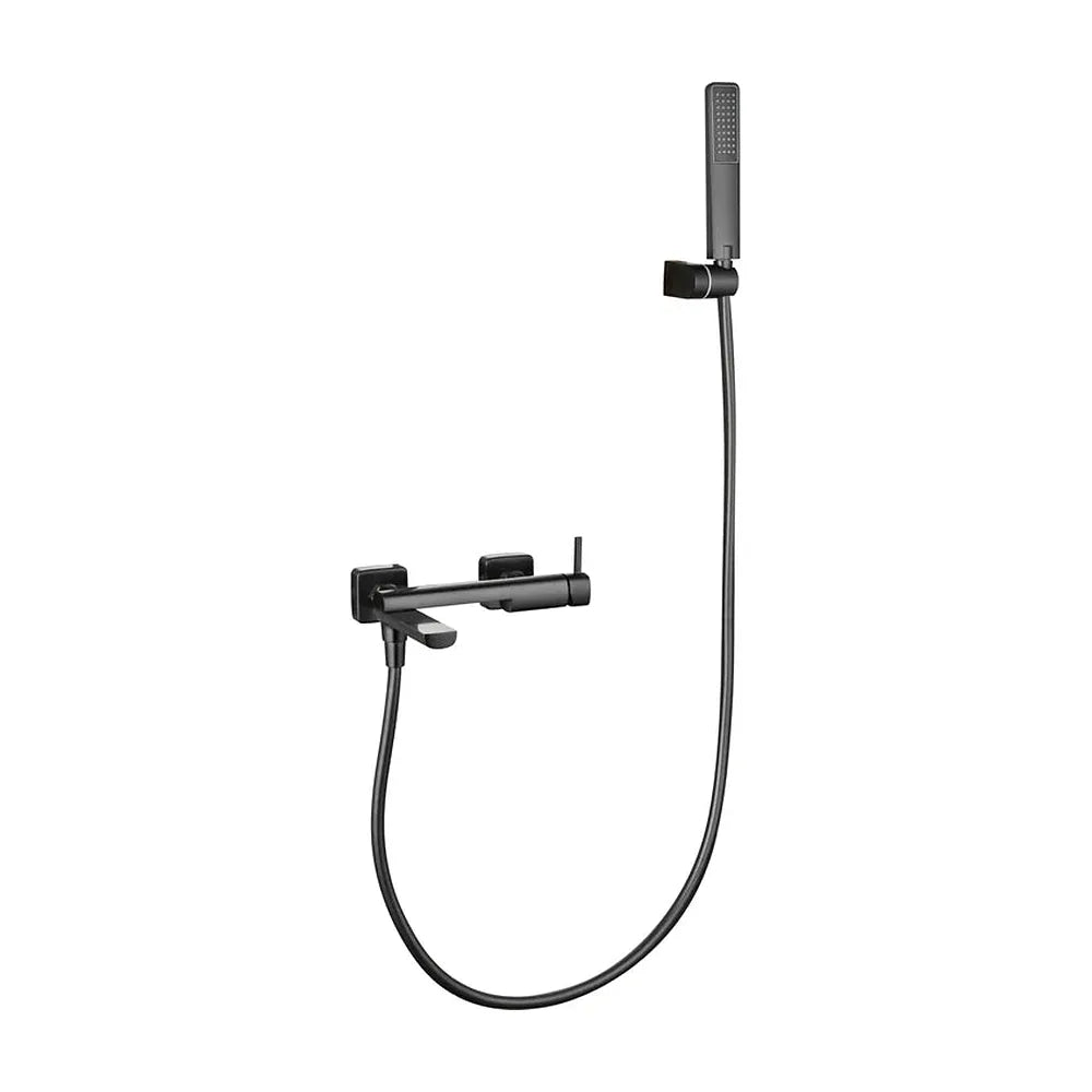 Kit Baño/Ducha Monomando Toscana Black Gun Metal Imex Imex
