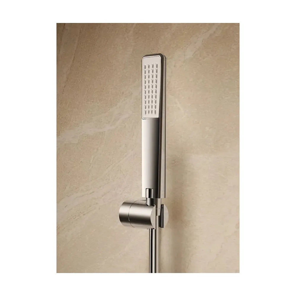 Vista en ángulo alternativo de Kit baño/ducha monomando Toscana níquel cepillado Imex