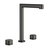 Lavabo bimando sobreencimera caño alto Toscana black gun metal Imex