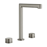 Lavabo a due maniglie da appoggio con canna alta Firenze nichel spazzolato Imex