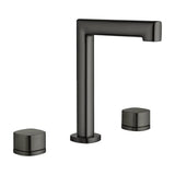 Lavabo bimando sobreencimera caño bajo Toscana black gun metal Imex