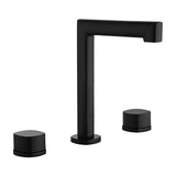Imex Firenze Low-Spout Two-Handle Countertop Basin Mixer Matt Black