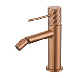 Miscelatore monocomando bidet Bless oro rosa spazzolato Imex