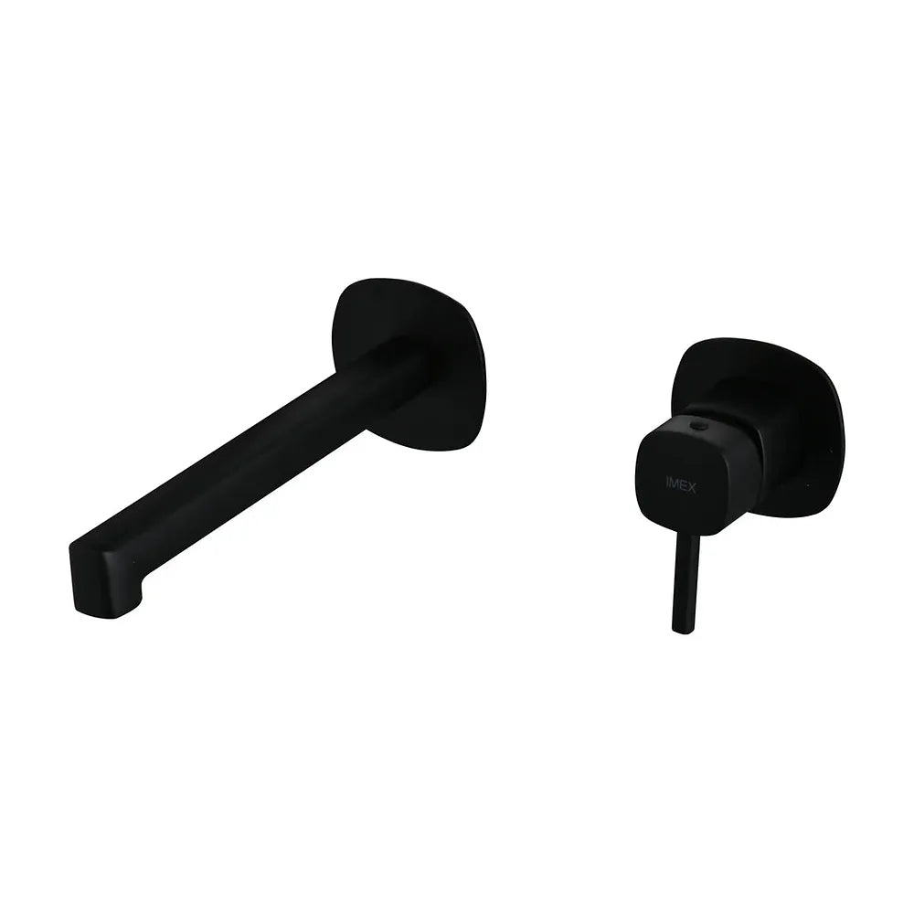 Detalle de funcionamiento de Monomando empotrado lavabo Toscana negro mate Imex