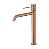 MONOMANDO LAVABO ALTO BLESS ORO ROSA CEPILHADO