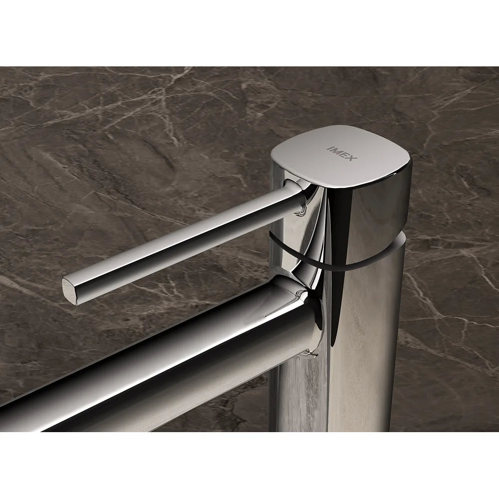 Plano o detalle técnico de Monomando lavabo alto Toscana cromo Imex (vista 4)