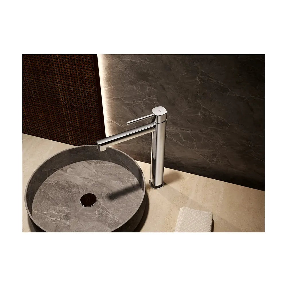 Plano de medidas y cotas técnicas de Monomando lavabo alto Toscana cromo Imex
