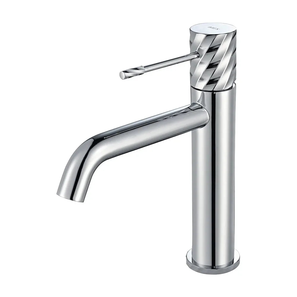 Detalle de funcionamiento de Monomando lavabo Bless cromo Imex