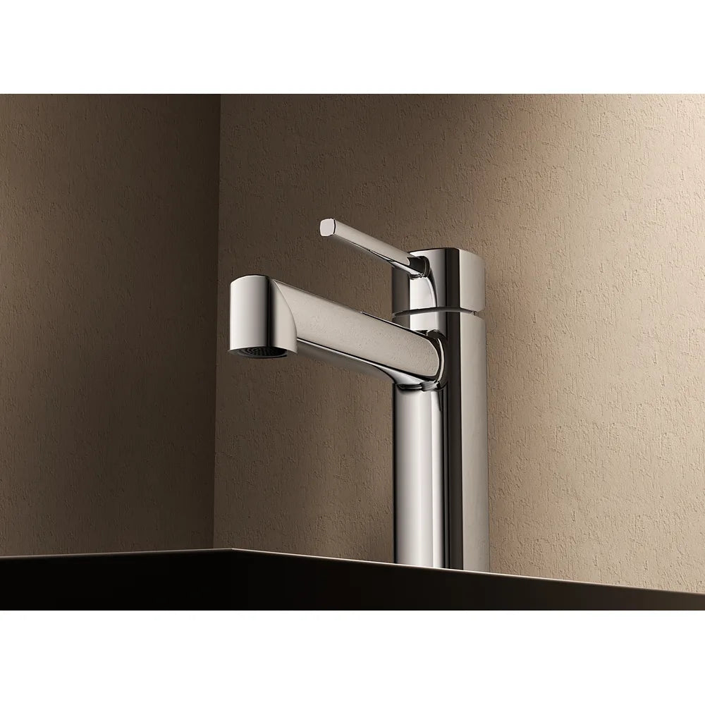 Plano o detalle técnico de Monomando lavabo Toscana níquel cepillado Imex (vista 4)
