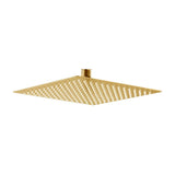 Pommeau carré 20x20 or brossé Imex