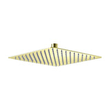 Chuveiro quadrado 30x30 ouro brilhante