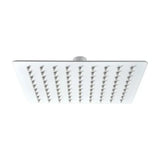Square shower head ultra slim modern design matte white finish Imex