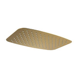 Rociador Rectangular 20X30 Oro Cepillado Oro cepillado