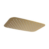Rociador Rectangular 25X40 Oro Cepillado Oro cepillado