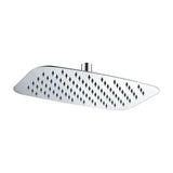Rociador rectangular con un diseño extraplano para ducha fabricado en acero inoxidable con acabado cromado de 40x25 cm de Imex