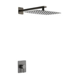 1-WAY RECESSED MONOMIX TOSCANA SET WITH SHOWER HEAD BLACK GUN METAL