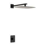 1-WAY RECESSED MONOMIX SHOWER SET TOSCANA WITH MATTE BLACK SHOWER HEAD