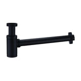 IMEX SCL002/NG siphon décoratif avec design de bouteille pour lavabo ou bidet en finition noire