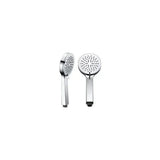 Handheld shower head ergonomic design anti limescale ABS with chrome finish, Miami by Imex