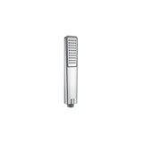 Rectangular handheld shower with ergonomic design in ABS and chrome finish Imex