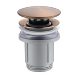 Click-Clack Valve PVC Brushed Rose Gold