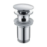 Circular drain valve easy installation brass with chrome finish Imex