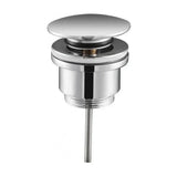 Brass circular drain valve for sinks and bidets seta by Imex