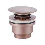 IMEX VALVES VCC015 válvula de descarga click-clack para lavatório ou bidé com acabamento em cor champanhe