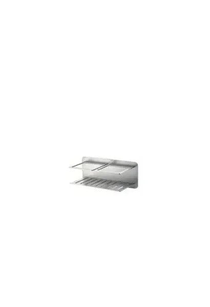 Jabonera frontal con diseño elegante de acero S304 con acabado níquel cepillado de Imex