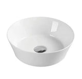 Lavabo posé sur plan de travail rond blanc en céramique Spin 36 B de Aquore