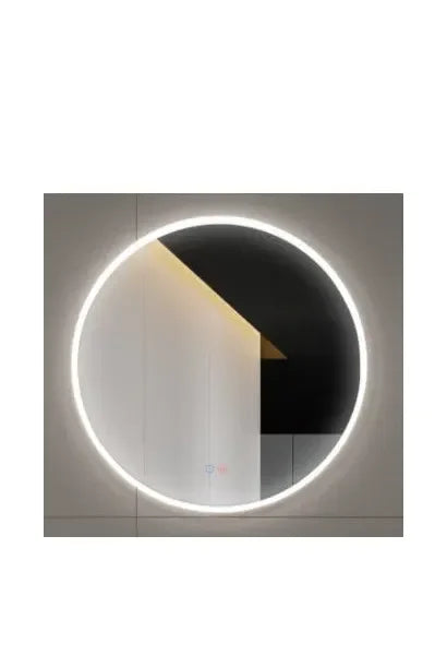 Espejo redondo con marco acrílico totalmente iluminado con acabado translúcido Atenas de Led Imex 4