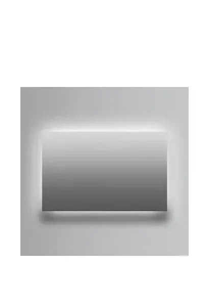 Espejo cuadrado retroiluminado con luz fría y sin doble sensor en acabado color cromo Suecia de Led Imex 4