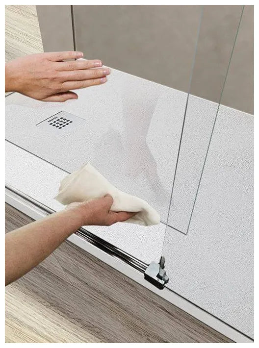 Mampara de ducha de cristal templado CU100 Kassandra 3