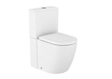 Roca Meridian Close-Coupled Rimless Vortex Toilet with Dual Outlet Matt White