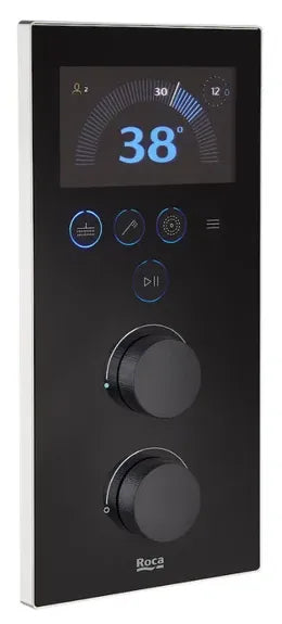 Panel inteligente de pared para grifería de ducha con instalación Smart Shower Roca - Vista 1