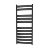 Toallero de Agua Mural Metal 120x50cm Negro Mate Roca