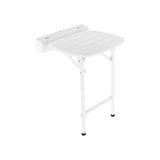 Asiento de Ducha Abatible con Patas para Movilidad Reducida Access 42x40x51cm Blanco Roca