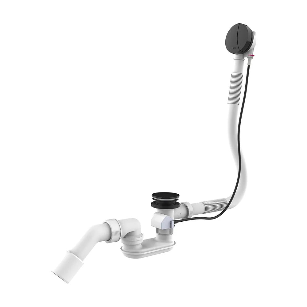Conjunto desagüe automático 52 mm para bañeras biplaza con sifón Roca - Vista 2
