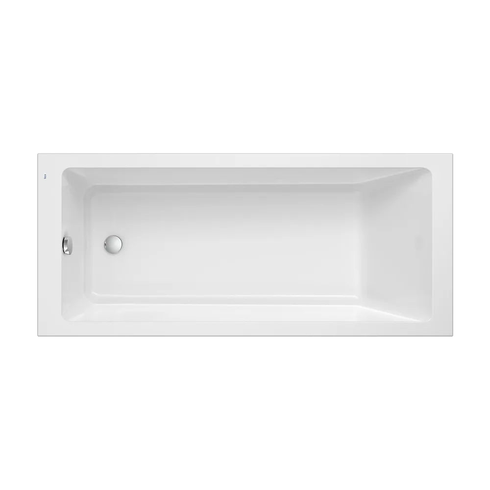 Bañera acrílica rectangular hidromasaje Tonic 170x70x73 cm con desagüe y pies Roca - Vista 2