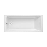 Banheira Acrílica Retangular Hidromassagem Tonic Com Sifão 52 Mm Pés para Instalação Embutida Branco Vythos 160x70x43cm Roca