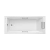 Bañera Acrílica Rectangular con Hidromasaje Tonic y Desagüe con Pies 140x70cm Roca