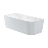 Banheira de Canto Assimétrica para Canto Esquerdo X 59 Cm Com Válvula Click Clack E Sifão 180x80 cm Roca