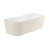 Baignoire D'angle Asymétrique Droite X 59 Cm Vidage Click Clack Avec Siphon Capacité 190 L 170x75 cm Roca