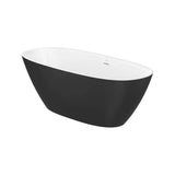 Banheira Oval Independente X 57 Cm Com Válvula Click Clack E Sifão Integrado para Duas Pessoas 180x80 cm Roca