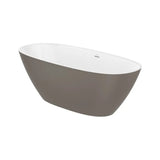 Banheira Oval X 57 Cm para Duas Pessoas Com Escoamento Click Clack E Sifão 180x80 cm Roca