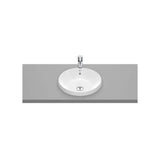 Lavabo de Encimera Redondo Porcelana The Gap 39x39x4cm White Roca