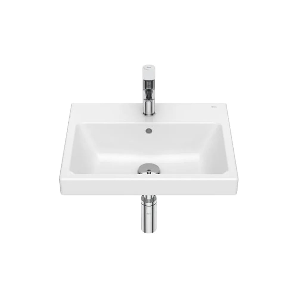 Lavabo mural rectangular porcelana blanco 50x42x17 5 cm Roca - Vista 1