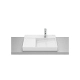 Lavabo de Sobre Encimera Rectangular Porcelana Blanca 60x42x8cm Roca