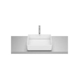 Lavabo de Sobre Encimera Rectangular 5 Cm Porcelana 45x35x13 cm White Mate Roca